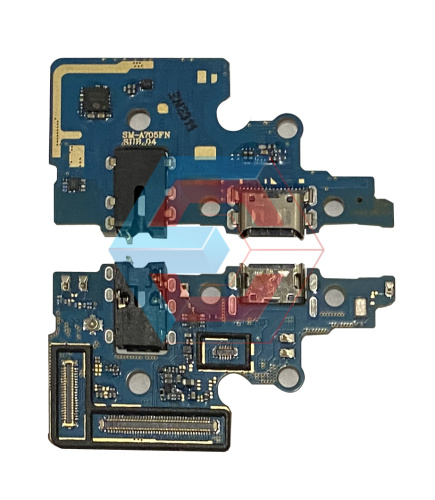 Нижняя плата Samsung A705 с конектором зарядки + микрофон, Оригинал (PRC)