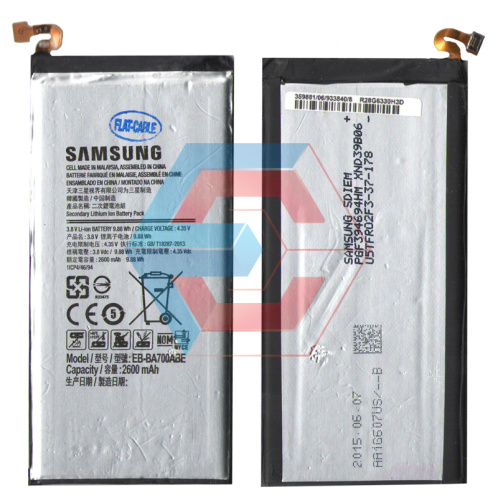 Батарея (акумулятор) EB-BA700ABE для Samsung Galaxy A7 (A700F, A700H) 2600mAh оригінал Китай - ёмкость, состояние, распиновка