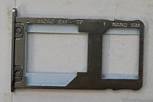 SIM-держатель (каретка) Cubot X16 Серый Б.У