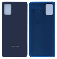 Крышка задняя Samsung A715 Galaxy A71 (2020) Черная оригинал PRC