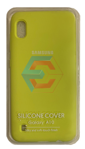 Чохол на Samsung A105 Galaxy A10 2019 (Yellow) Full Silicone Case Чохол на Samsung A105 Galaxy A10 2019 (Yellow) Full Silicone Case
