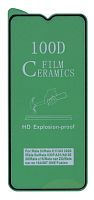 Защитное стекло Film Ceramic для Realme 5 / 6i / 5S/ C15/ OPPO A31 Черное тех. упаковка