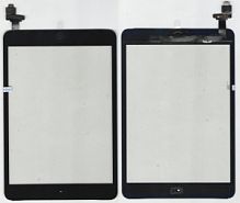 Тачскрин (сенсор) iPad Mini чёрный assembly with home button