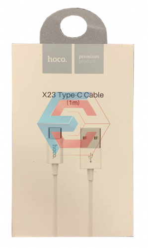 Usb кабель (шнур) Hoco X23 Skilled Type-C (1m) Белый