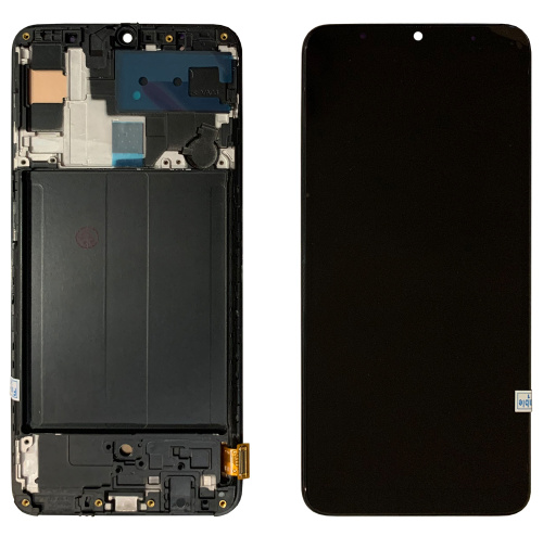 Дисплей + сенсор Samsung A705 Galaxy A70 (2019) Чорний LCD OLED З рамкою (PRC) (Широка рамка) - состояние, качество, комплектация