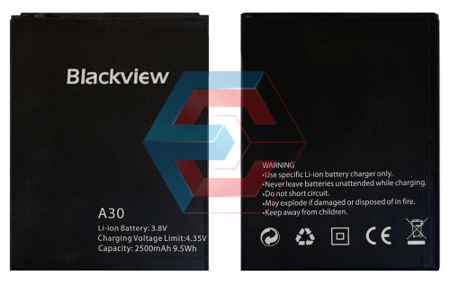 Батарея для телефону Blackview A30 - ёмкость, состояние, распиновка