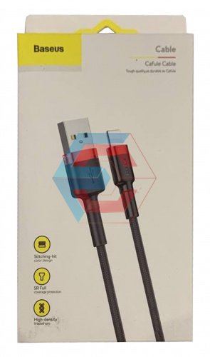 Usb кабель (шнур) Baseus CALKLF-C Lightning iPhone (2m) Черно - красный
