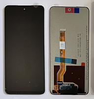 дисплей + сенсор realme c55, oppo a1, a58 4g, a98 5g чорний - стоимость