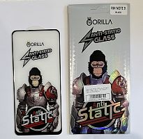 Защитное стекло GORILLA для Xiaomi Redmi Note 9 / Redmi 10X / Note 9T / Xiaomi Mi CC9 Черный