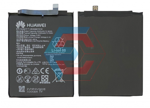 Батарея (аккумулятор) HB356687ECW для Huawei P Smart Plus/ Mate 10 Lite/ Nova 2 Plus 2017 Оригинал - ёмкость, состояние, распиновка