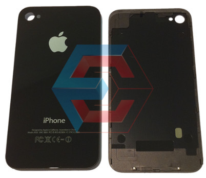 Крышка задняя iPhone 4S чёрная ААА Крышка задняя iPhone 4S чёрная ААА