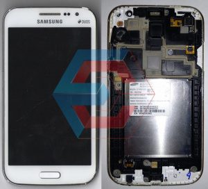 Дисплей + сенсор Samsung i8552 В рамке, Белый Б.У Дисплей + сенсор Samsung i8552 В рамке, Белый Б.У