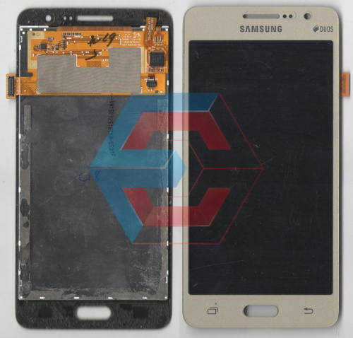 Дисплей + сенсор Samsung G531 Золотой с рамкой Б.У Дисплей + сенсор Samsung G531 Золотой с рамкой Б.У