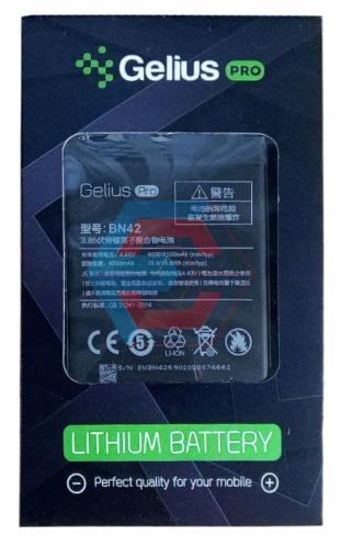 Батарея (аккумулятор) BN42 для Xiaomi Redmi 4 Li-ion, 3,85 B, 4000 мАч Gelius Pro - ёмкость, состояние, распиновка