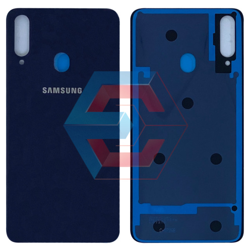 Крышка задняя Samsung A207 Galaxy A20S (2019) Синяя оригинал PRC