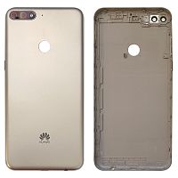 Крышка задняя Huawei Y7 2018 (LDN-L01/ LDN-L21) Золотая