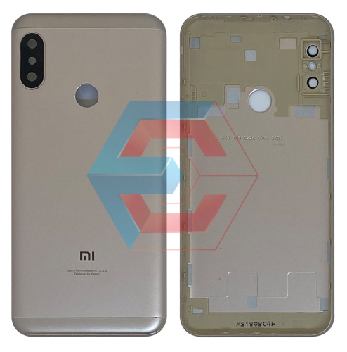 Крышка задняя Xiaomi Mi A2 Lite/ Xiaomi Redmi 6 Pro Золотая Крышка задняя Xiaomi Mi A2 Lite/ Xiaomi Redmi 6 Pro Золотая