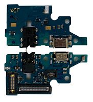 Нижняя плата Samsung A715 с конектором зарядки + микрофон, Оригинал