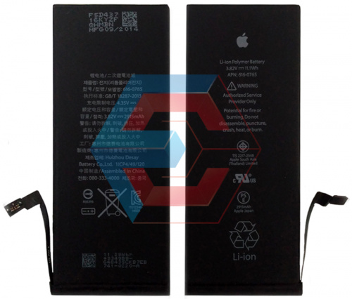 Батарея (аккумулятор) для iPhone 6 plus 100% (оригинал китай) 2915 мАч - ёмкость, состояние, распиновка