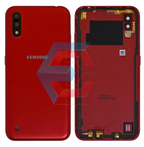 Крышка задняя Samsung A015 Galaxy A01 (2020) Красная оригинал PRC