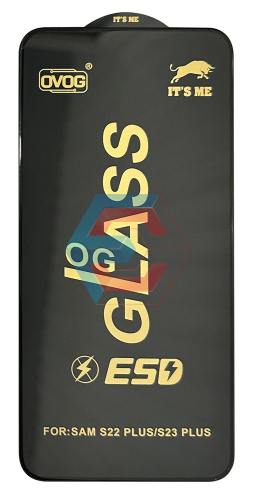 Защитное стекло ITS ME для Samsung S23 Plus/Samsung S22 Plus Черный