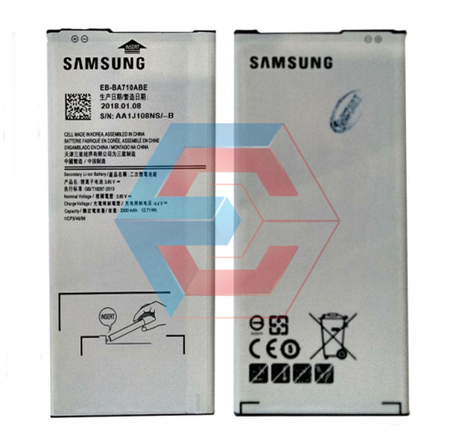 Батарея (аккумулятор) EB-BA710ABE для Samsung Galaxy A7 2016 (A710F) 3300mAh оригинал Китай - ёмкость, состояние, распиновка