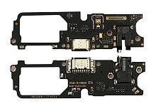 Нижняя плата Oppo A52/ A92 с конектором зарядки+микрофон+компоненты