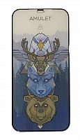 Защитное стекло 2.5D AMULET HD Antistatic для iPhone 12 Pro Max Черное