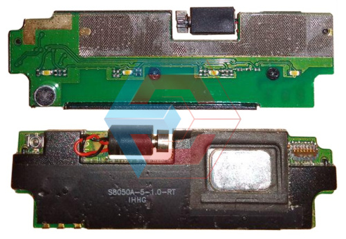 Нижняя плата Fly iQ255 с микрофоном и компонентами б.у