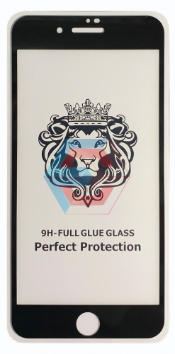 Защитное стекло 9D для iPhone 7 Plus iPhone 8 Plus Черное (тех. упаковка)