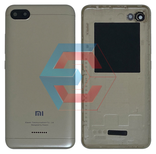Крышка задняя Xiaomi Redmi 6A Золотая