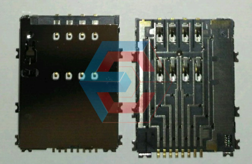 Разъем SIM карты Samsung S5250/P5100/P6800/P7500/S5750