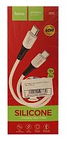 USB-кабель Hoco X82 60W Type-C to Type-C Білий