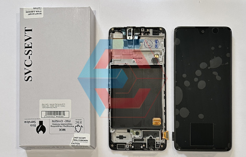 Дисплей + сенсор Samsung A515 Galaxy A51 (2020) чорний У рамці 100% SERVICE PACK - состояние, качество, комплектация