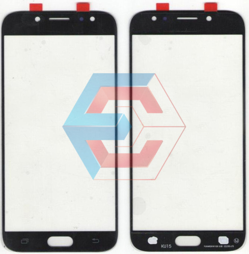 Стекло тачскрина для Samsung J730  Черное