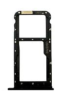 SIM-держатель (каретка) Meizu M5c Чёрного цвета