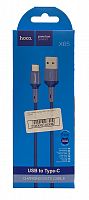USB-кабель (шнур) Hoco X65 Type-C Синій