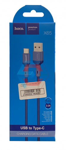 USB-кабель (шнур) Hoco X65 Type-C Синій
