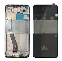 Дисплей + сенсор Xiaomi Redmi Note 9/ Redmi 10X Чорний ОРІГІНАЛ у рамці (PRC) - стоимость
