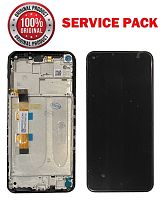 дисплей + сенсор xiaomi redmi note 9 5g, note 9t 5g чорний в рамці service pack aaaa org - стоимость