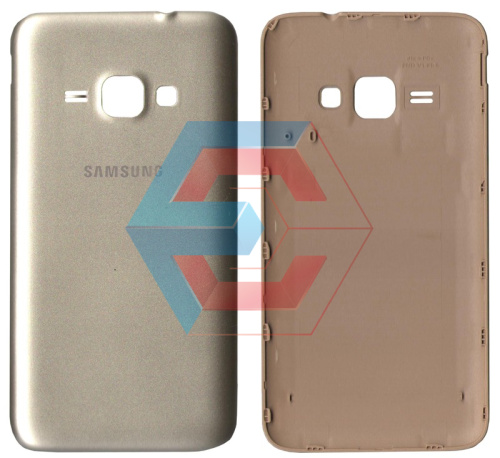 Крышка задняя Samsung J120/ DS Galaxy J1 Золотая PRC