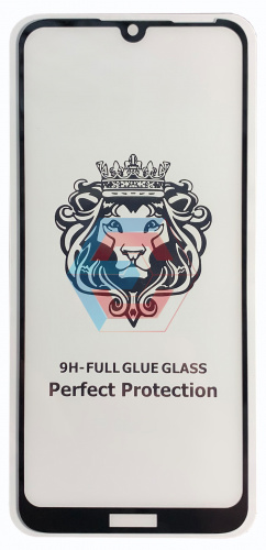 Защитное стекло 9D для Huawei Y6s Черный тех. упаковка