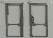 SIM-держатель (каретка) Meizu M2 mini, M578U M578 белого цвета