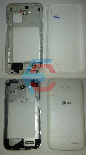 Задняя часть LG D325 белая (оригинал 100%) б.у