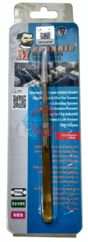 Пинцет MECHANIC AA-KING11 King Series (золотой , прямой)