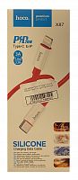 USB-кабель Hoco X87 Magic silicone PD20W Type C to Lightning Червоний