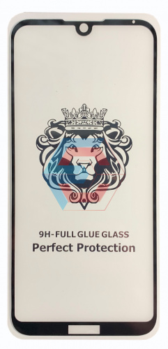 Защитное стекло 9D для Huawei Y5 2019 / Honor 8S (AMN-LX1) Черный тех. упаковка