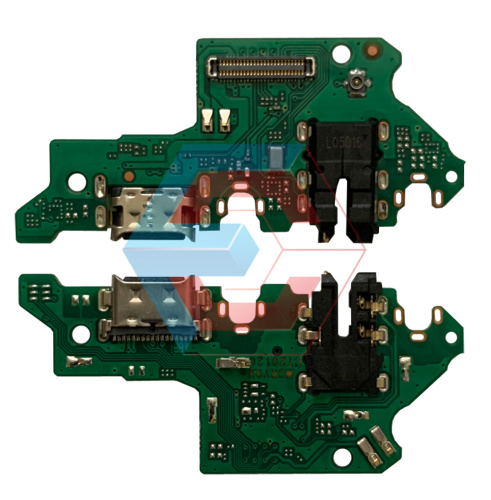 Нижняя плата Huawei P Smart Z/ Y9 Prime 2019 с конектором зарядки + микрофон + компоненты