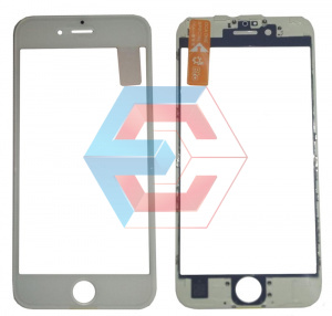 Стекло тачскрина для iPhone 6S с рамкой и OCA плёнкой Белое Стекло тачскрина для iPhone 6S с рамкой и OCA плёнкой Белое