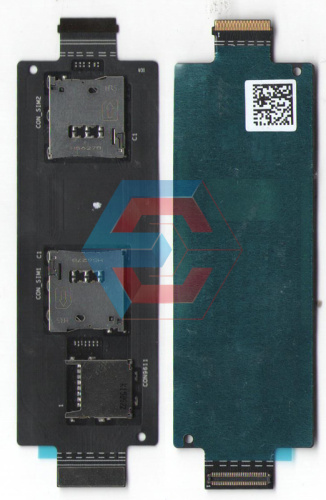 Шлейф Коннектор SIM-карты для мобильных телефонов Asus ZenFone 2 (ZE551ML), ZenFone 2 (ZE550ML)